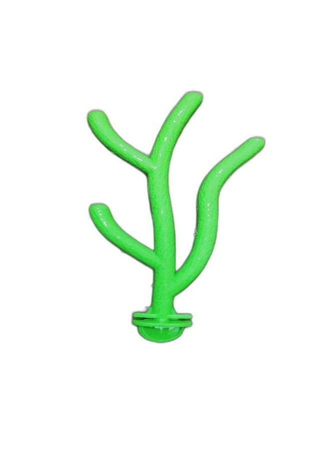 TRADESK Anky Plants Bird Perch for Small Plastic Birds Cage Standing Perches Stick with Branches in Bird Cages for Budgies, Finches, munias (Pack of 4) Multicolor - Image 1